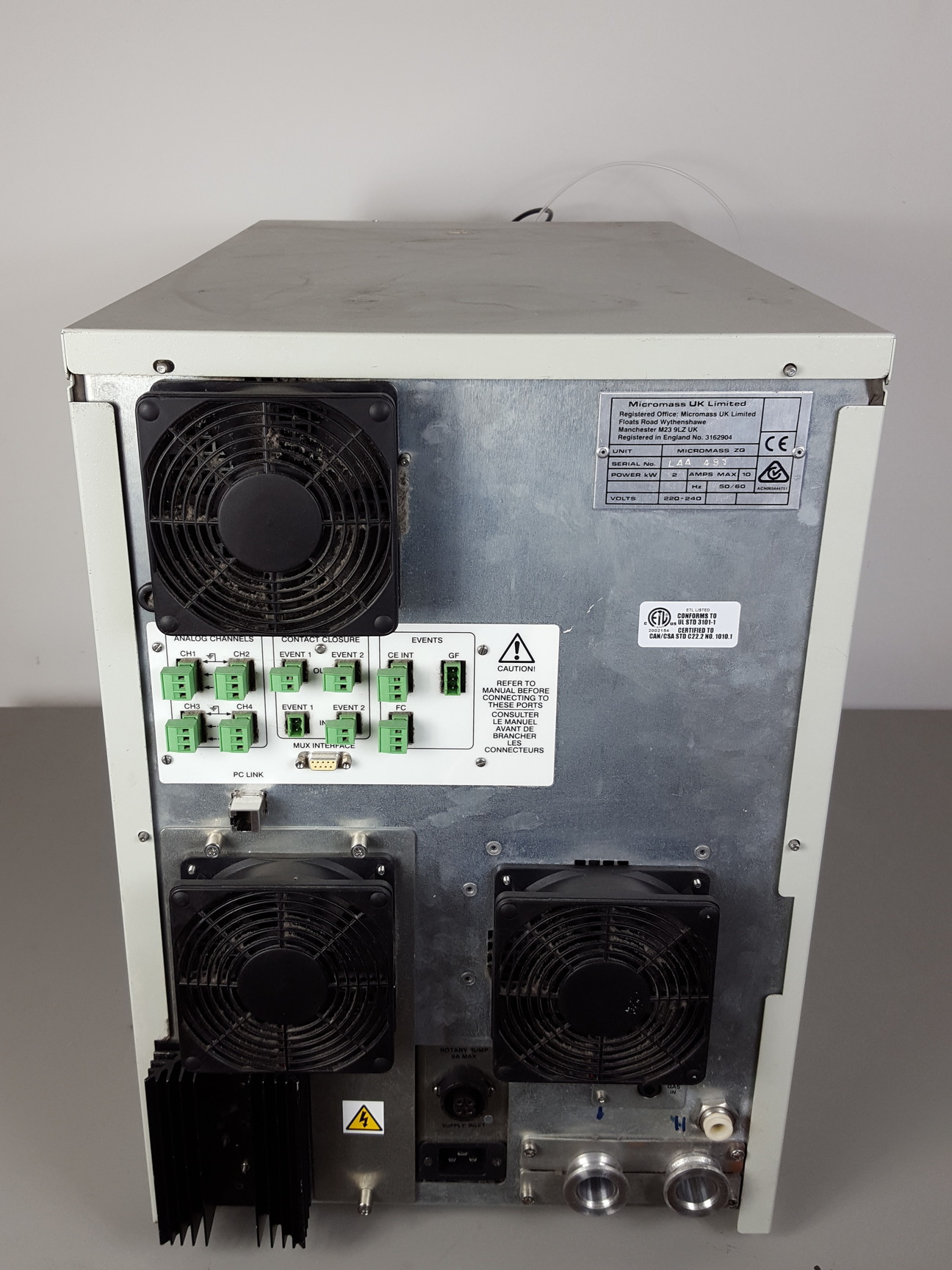 Image of Waters Alliance 2695, 474 FLD & 2996 PDA Detector, Micromass Single Quad ZQ HPLC