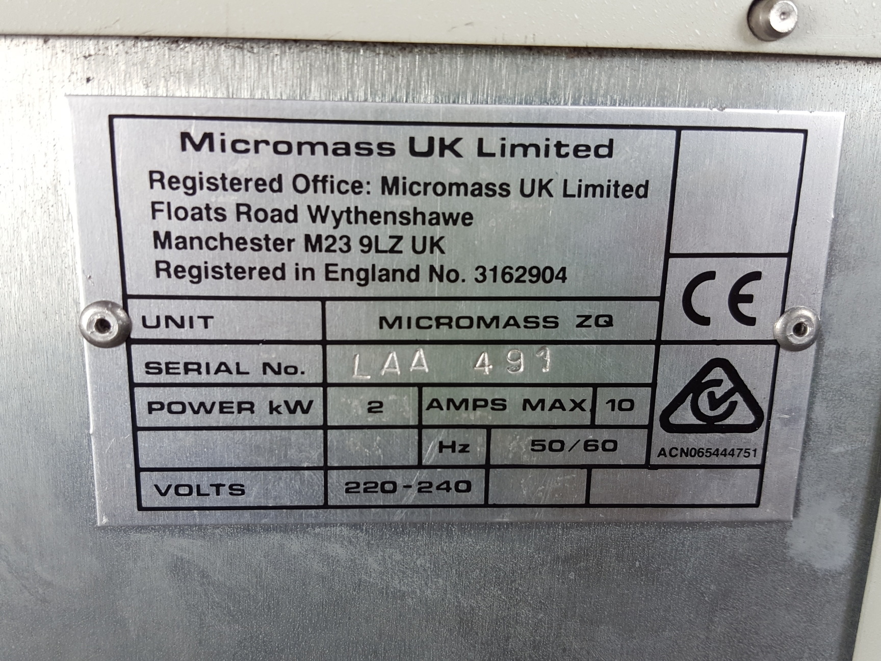 Image of Waters Alliance 2695, 474 FLD & 2996 PDA Detector, Micromass Single Quad ZQ HPLC