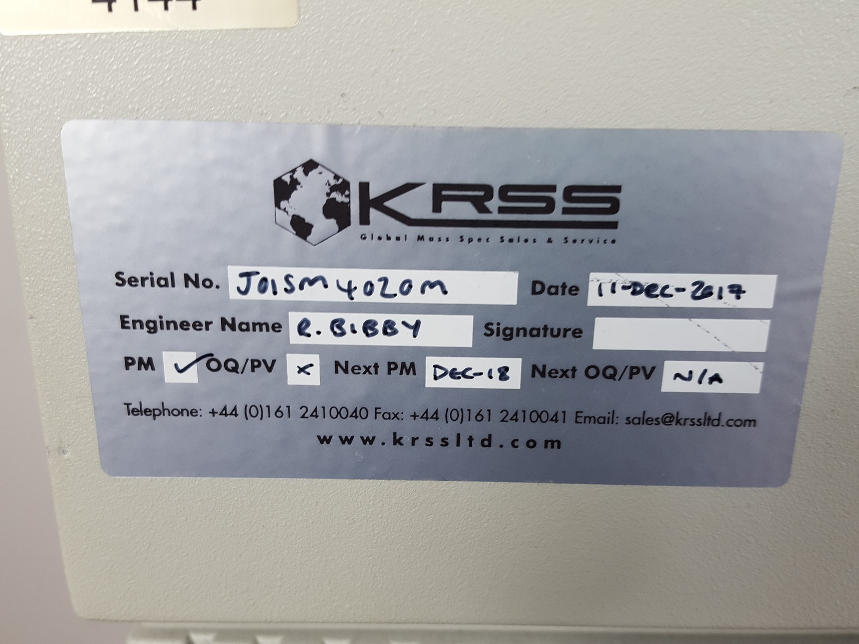 Image of Waters Alliance 2965 HPLC + Micromass Quattro Micro API Mass Spec, QAA117 Lab