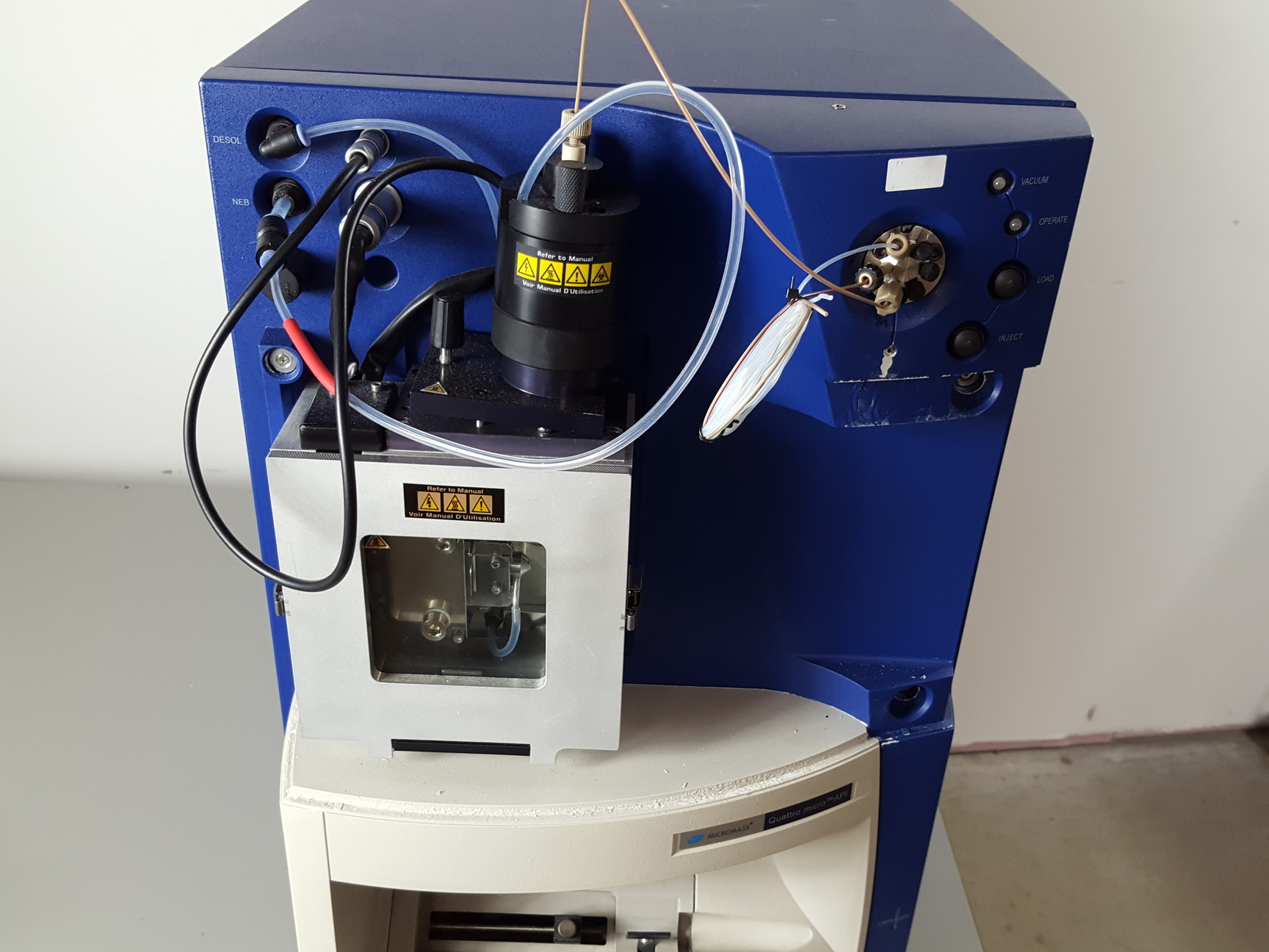 Image of Waters Alliance 2965 HPLC + Micromass Quattro Micro API Mass Spec, QAA117 Lab