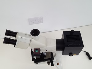 Thumbnail image of Leica Microscope Type 020-518.500 DM/LS II/98 with 5 x C Plan Objectives Lab