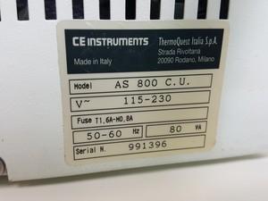 Thumbnail image of CE Instruments AS 800 Autosampler Model - AS 800 C.U. Lab