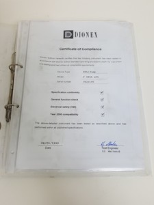 Thumbnail image of Dionex HPLC Pump Series P 580A LPG Quaternary P/N - 5025.0015 Lab