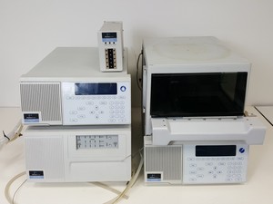Thumbnail image of Perkin Elmer Series 200 UV/Vis HPLC + HP 1100 G1316A Col Comp Lab