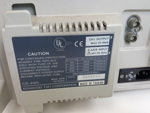 Thumbnail image of 4 x Kenwood CS-4125 Oscilloscopes Lab