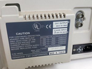 Thumbnail image of 4 x Kenwood CS-4125 Oscilloscopes Lab