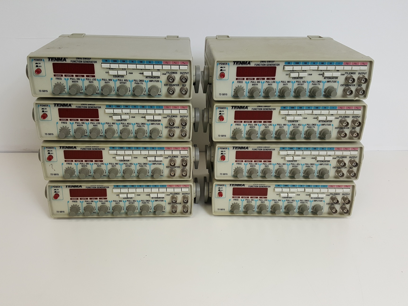 Image of 8 x Tenma 2MHz Sweep Function Generators Model/Part no. 72-5015 Lab