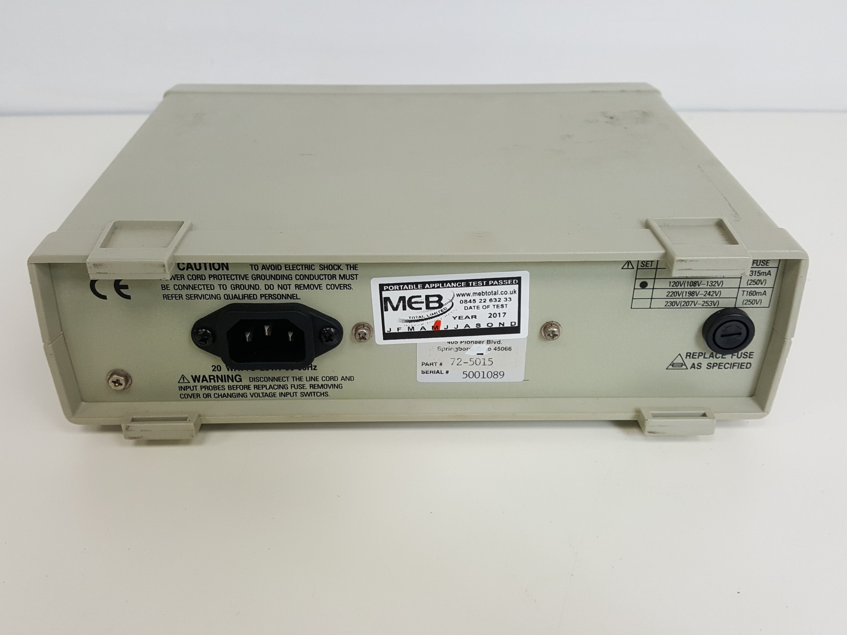 Image of 8 x Tenma 2MHz Sweep Function Generators Model/Part no. 72-5015 Lab