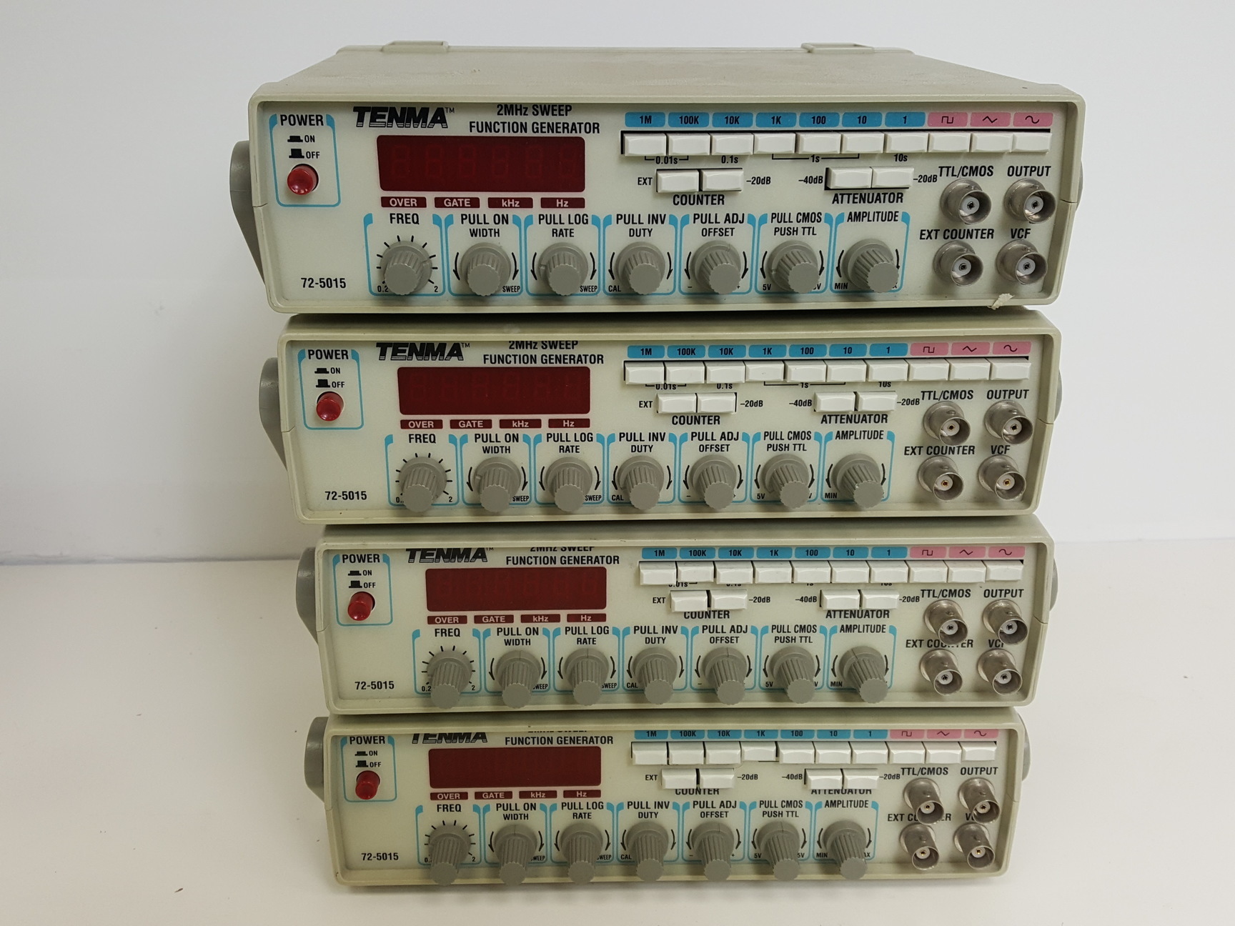 Image of 8 x Tenma 2MHz Sweep Function Generators Model/Part no. 72-5015 Lab
