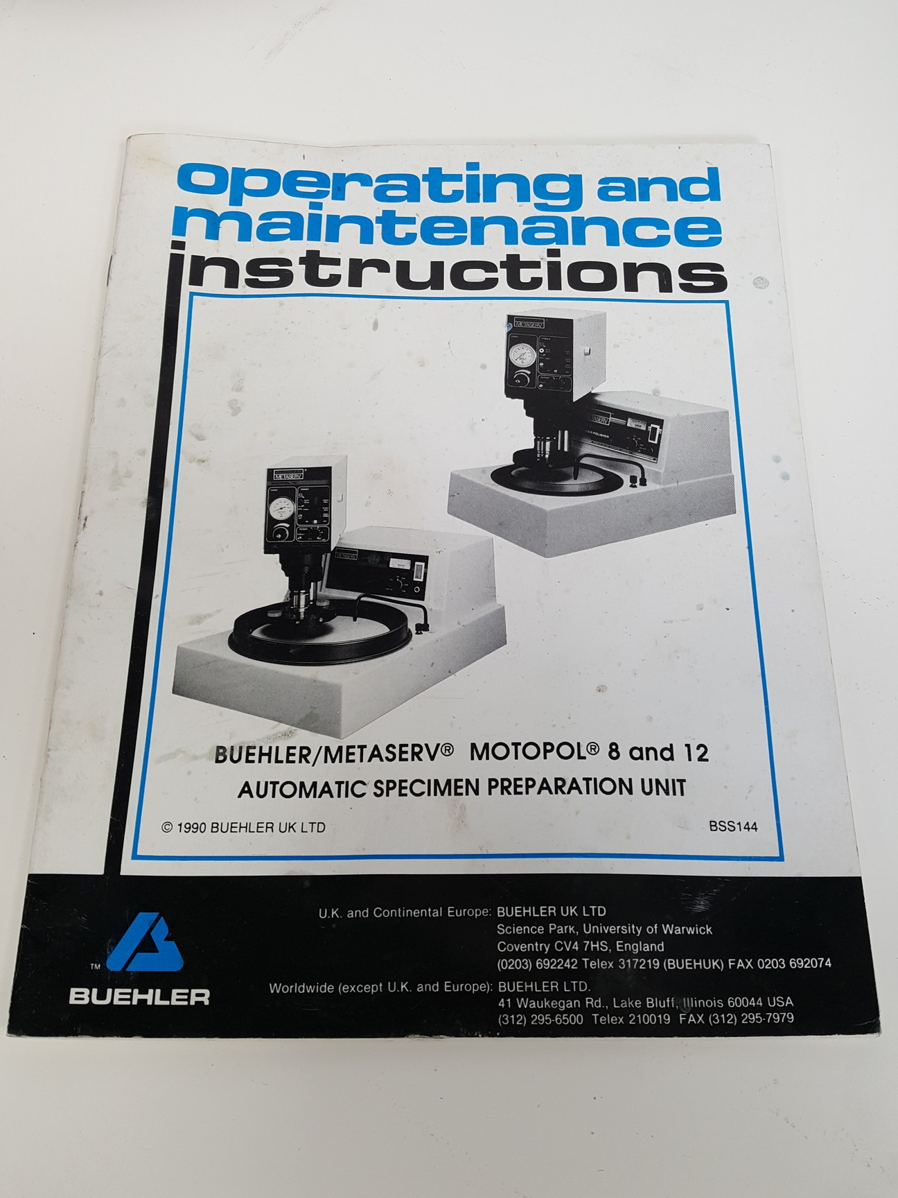 Image of Buehler Motopol 2000 Grinder / Polisher Model - 95-2800