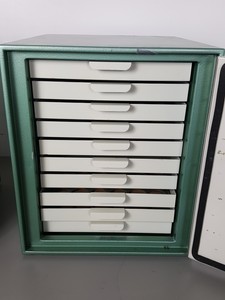 Thumbnail image of Metaserv Automatic Mounting Press Unit C1960A & 2 x Specimen Storage Cabinets