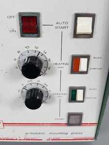 Thumbnail image of Metaserv Automatic Mounting Press Unit C1960A & 2 x Specimen Storage Cabinets