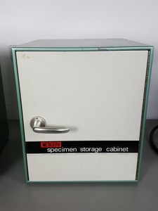 Thumbnail image of Metaserv Automatic Mounting Press Unit C1960A & 2 x Specimen Storage Cabinets