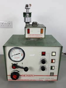 Thumbnail image of Metaserv Automatic Mounting Press Unit C1960A & 2 x Specimen Storage Cabinets