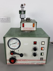 Thumbnail image of Metaserv Automatic Mounting Press Unit C1960A & 2 x Specimen Storage Cabinets