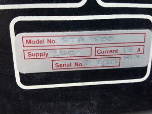Thumbnail image of Polymer Laboratories STA 1500 Thermal Analyser System - F5032 Interface Lab