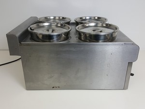 Thumbnail image of Lincat BS4W Stainless Steel Electric Counter-Top Benchtop 4 Pot Bain Marie Lab