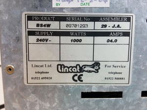 Thumbnail image of Lincat BS4W Stainless Steel Electric Counter-Top Benchtop 4 Pot Bain Marie Lab