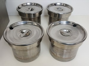 Thumbnail image of Lincat BS4W Stainless Steel Electric Counter-Top Benchtop 4 Pot Bain Marie Lab