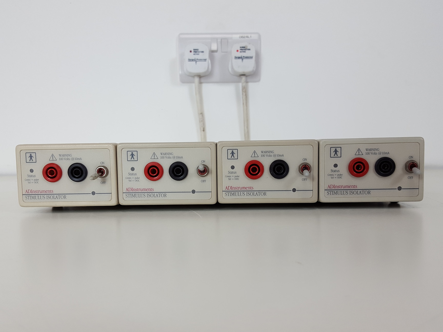 Image of 7 x AD Instruments ML Units - ML180 Stimulus Isolator, ML140 Spirometer, ML135 