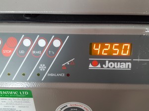 Thumbnail image of Jouan CR 412 Refrigerated Benchtop Centrifuge +6000rpm Microplate Rotor Lab