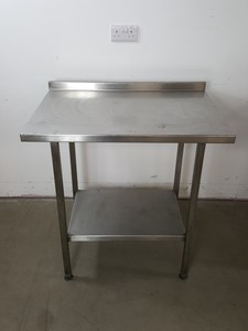 Thumbnail image of 3 x Commercial Kitchen Catering Food Prep Tables/Benches of Various Sizes 