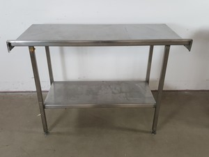 Thumbnail image of 3 x Commercial Kitchen Catering Food Prep Tables/Benches of Various Sizes 