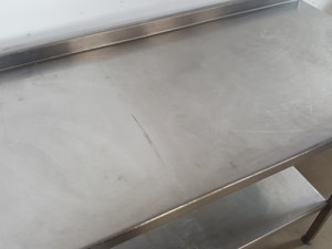 Thumbnail image of 3 x Commercial Kitchen Catering Food Prep Tables/Benches of Various Sizes 