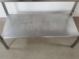 Thumbnail image of 3 x Commercial Kitchen Catering Food Prep Tables/Benches of Various Sizes 