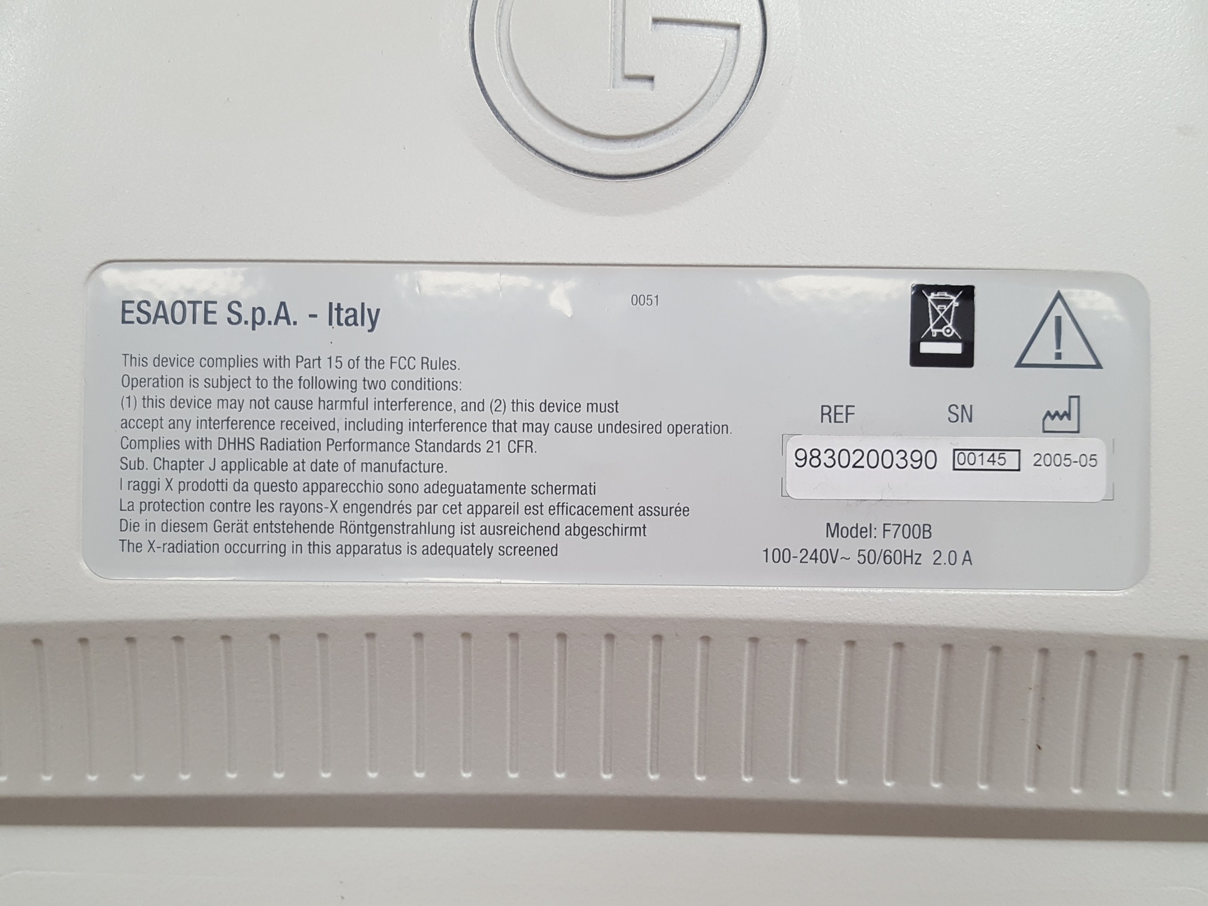 Image of Esaote MyLab 70 Ultrasound System Lab