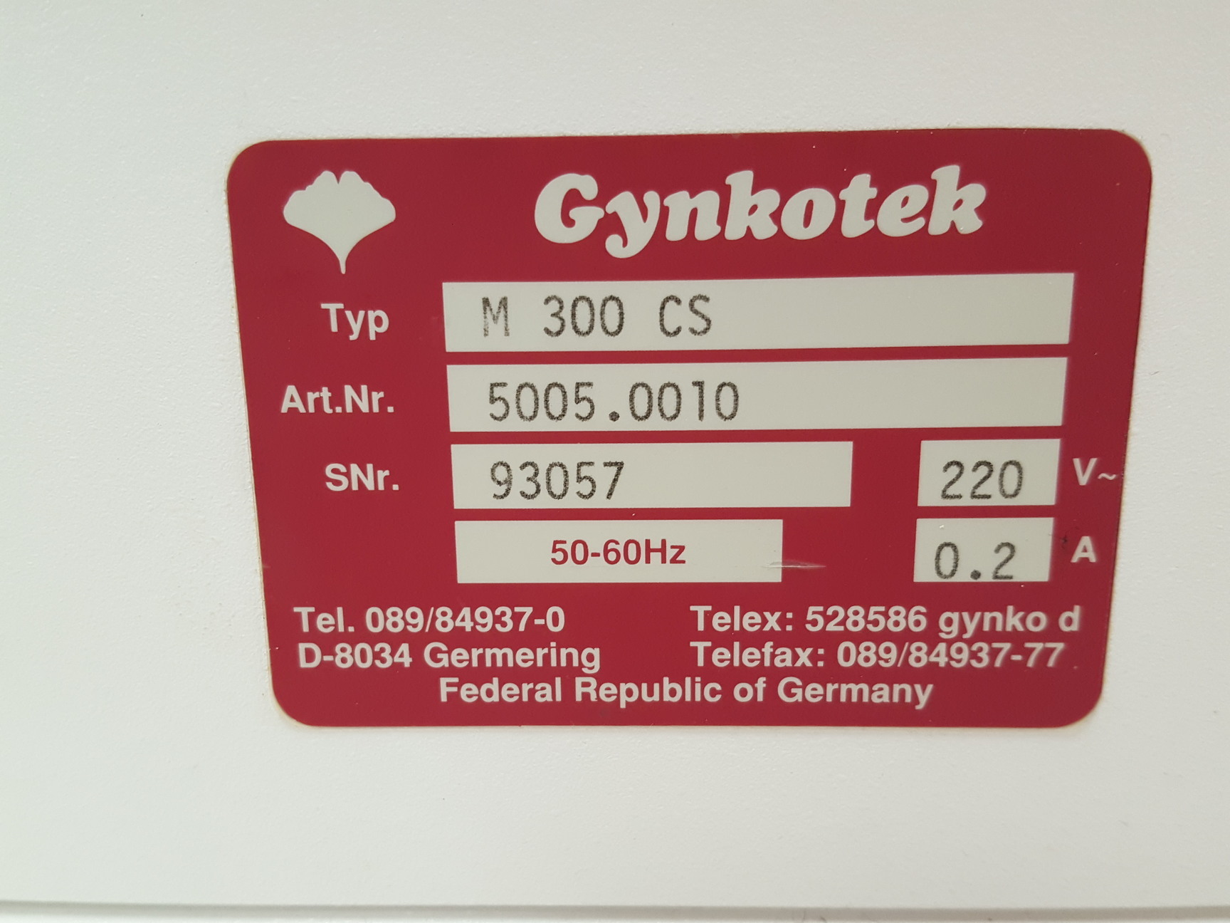 Image of Gynkotek High Precision HPLC Pump Model 300 Type: M 300 CS Lab