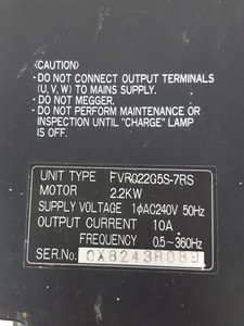 Thumbnail image of BSL Electron Variable Speed AC Drives FVR022G5S-7RS Inverter