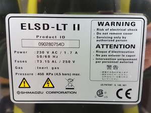 Thumbnail image of Shimadzu ELSD-LT2 Low Temp Evaporative Light Scattering Detector & Manual Lab