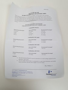Thumbnail image of Perkin Elmer AAnalyst 600 Atomic Absorption Spectrometer Spares - Parts Only 