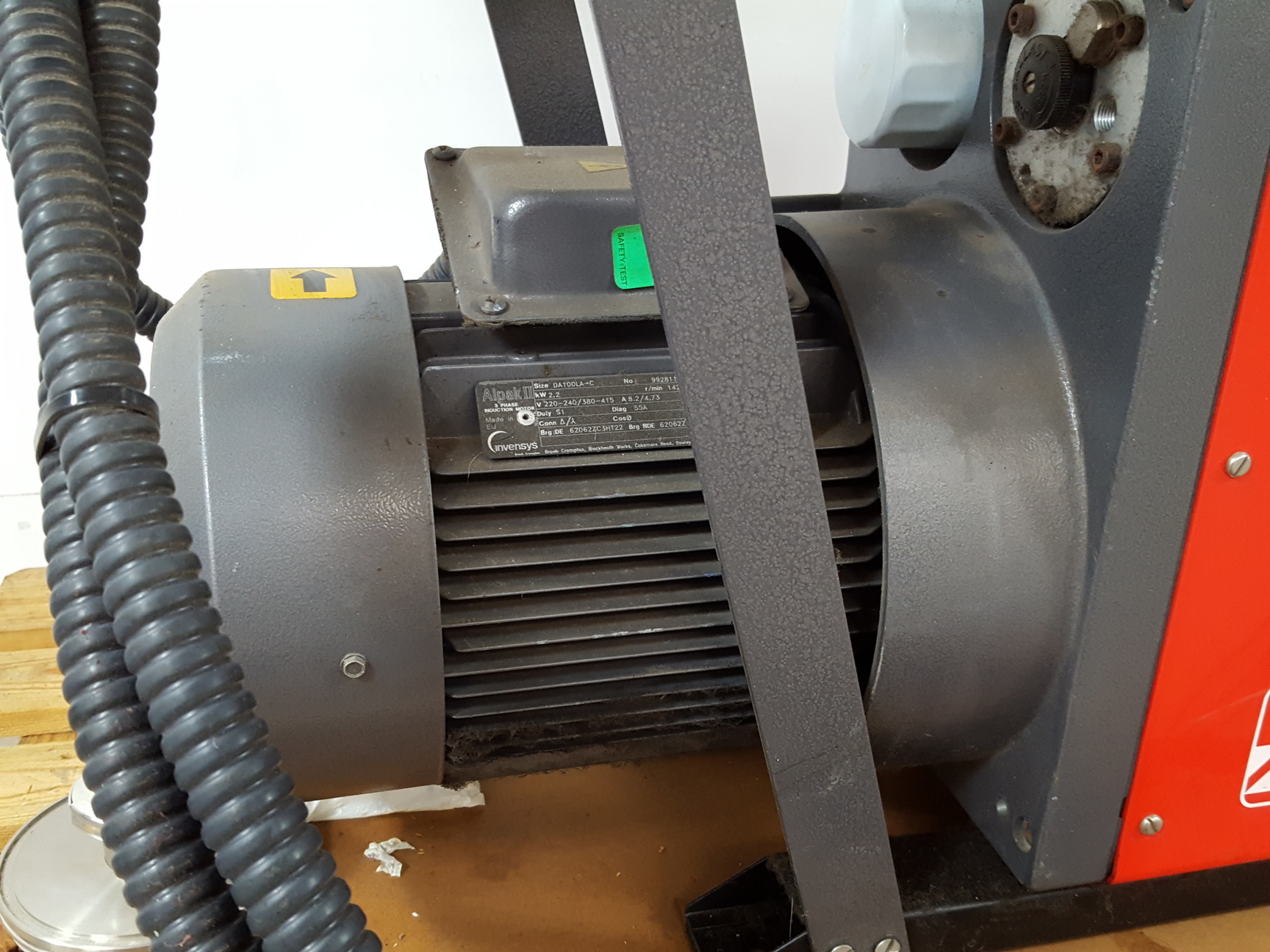 Image of Edwards Two Stage Vacuum Pump Model E2M80 w/ EH1200 Mechanical Booster MF100 