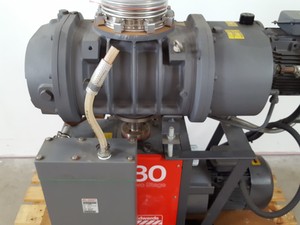 Thumbnail image of Edwards Two Stage Vacuum Pump Model E2M80 w/ EH1200 Mechanical Booster MF100 