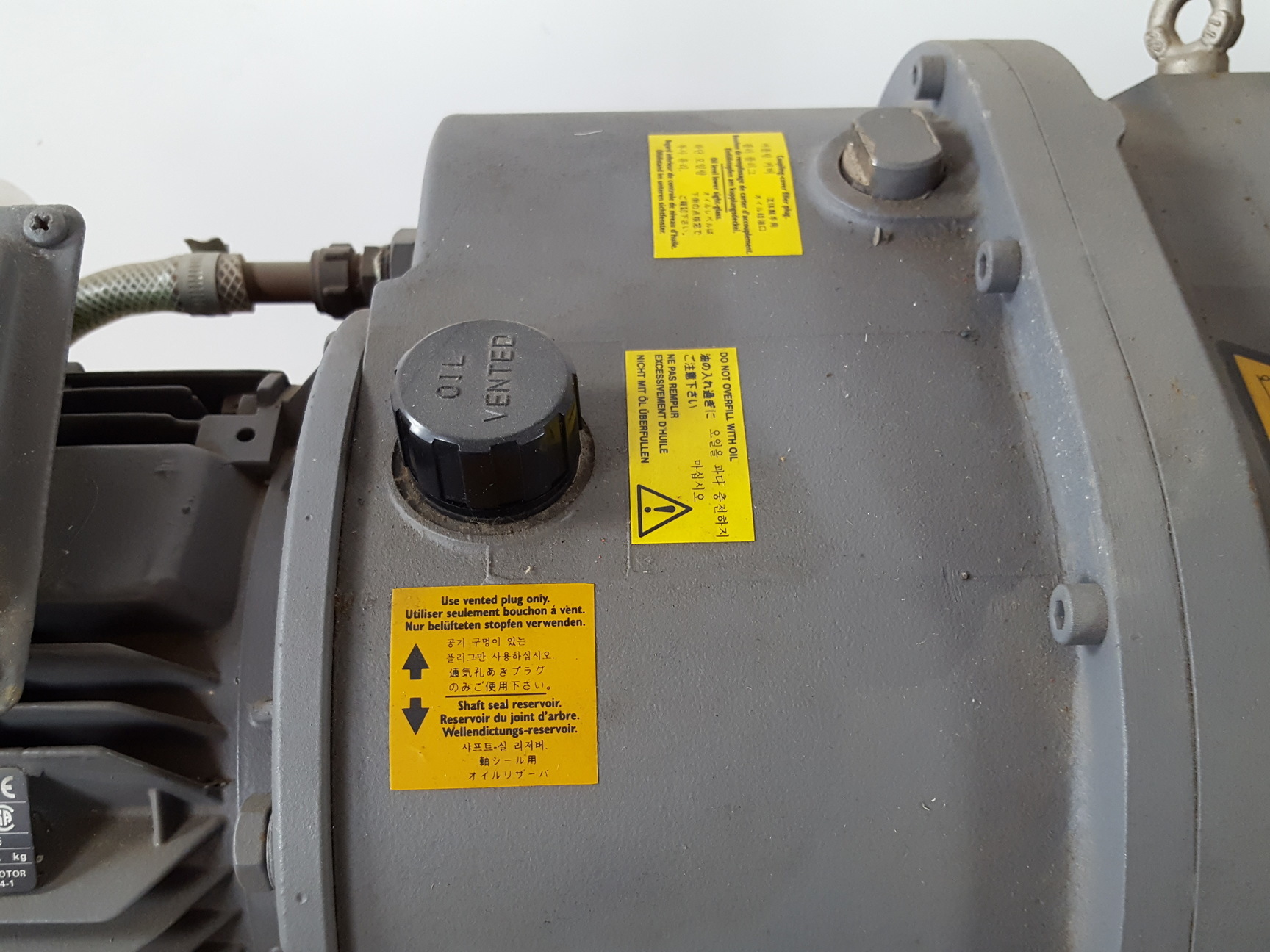 Image of Edwards Two Stage Vacuum Pump Model E2M80 w/ EH1200 Mechanical Booster MF100 