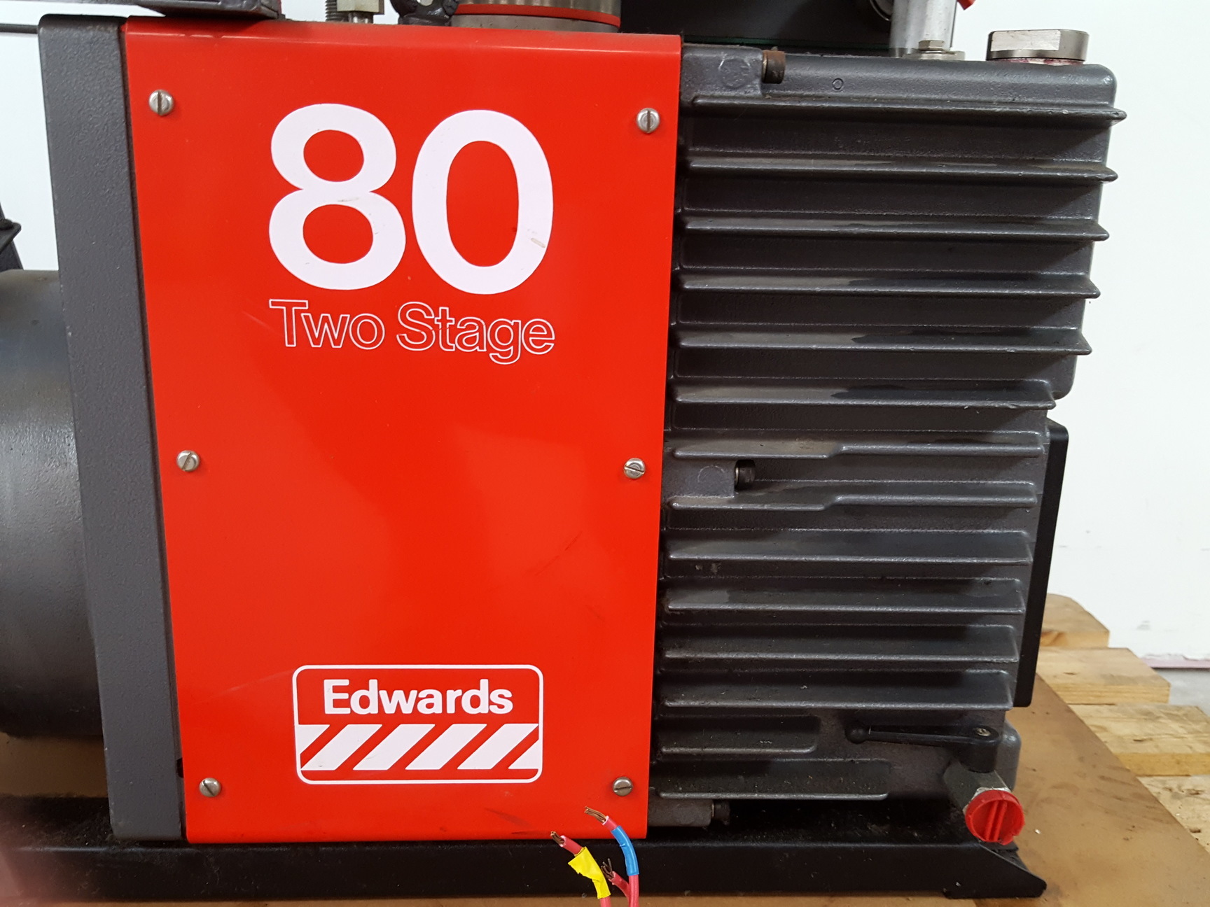 Image of Edwards Two Stage Vacuum Pump Model E2M80 w/ EH1200 Mechanical Booster MF100 