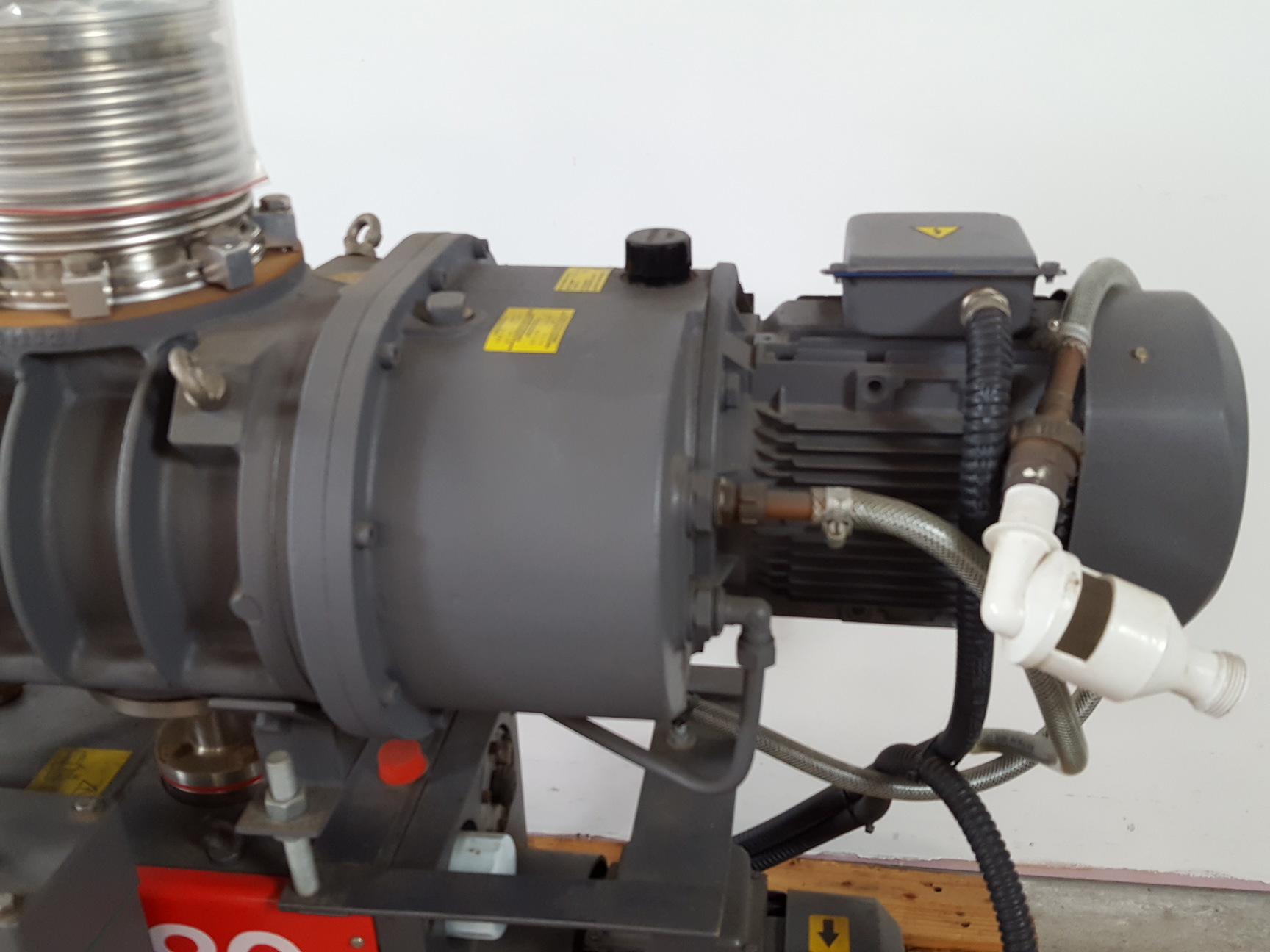 Image of Edwards Two Stage Vacuum Pump Model E2M80 w/ EH1200 Mechanical Booster MF100 