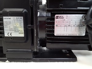 Thumbnail image of ULVAC Rotary Blade Pump Vacuum Pump Model GLD-040 Lab