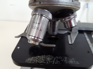 Thumbnail image of Leitz WETZLAR SM-LUX Type 020-441.003 Binocular Microscope w/ 4 x Objectives Lab