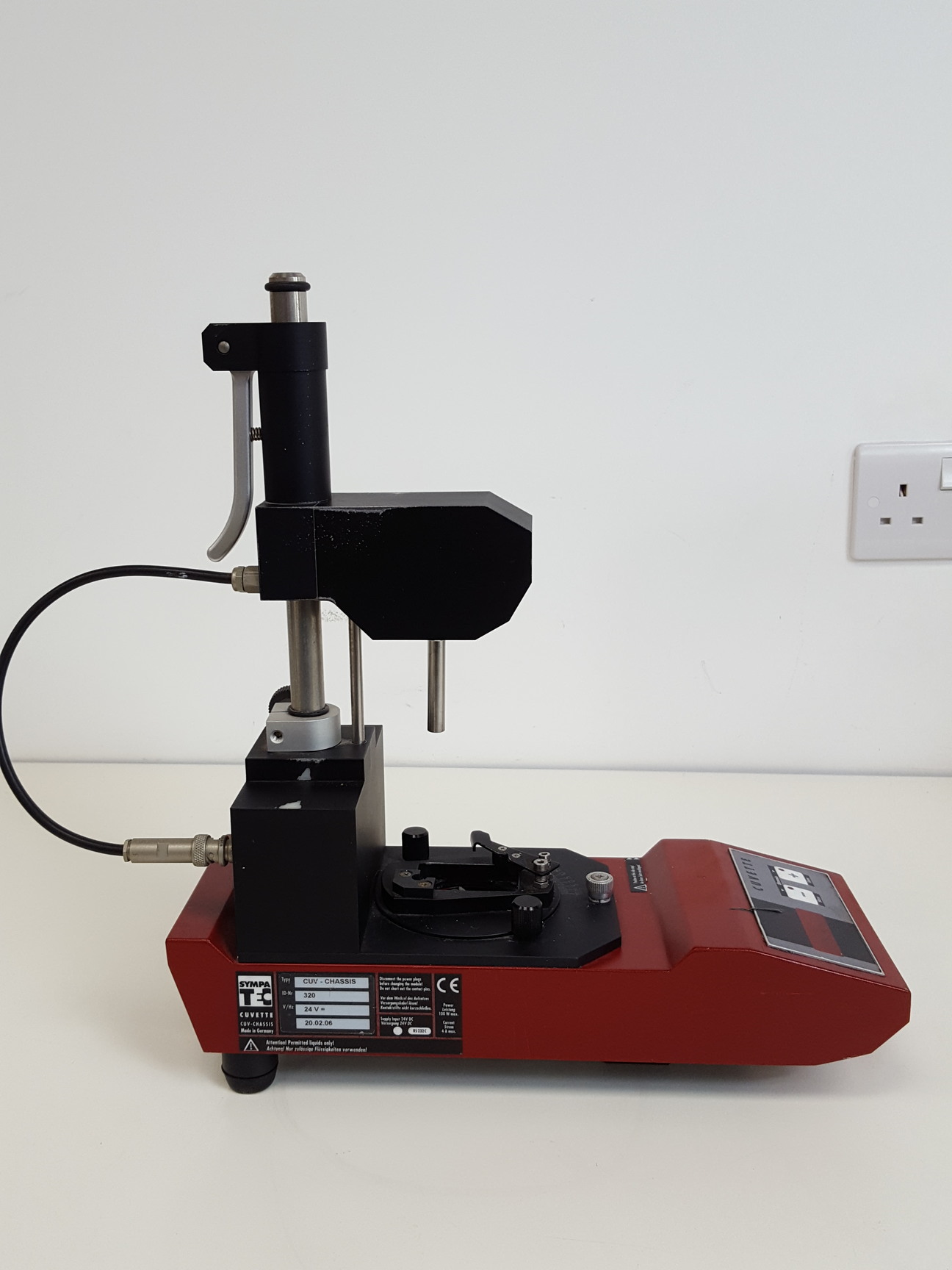 Image of Sympatec Helos/BF Laser Diffraction Particle Sizer System Rodos, BFS/MAGIC, CUV