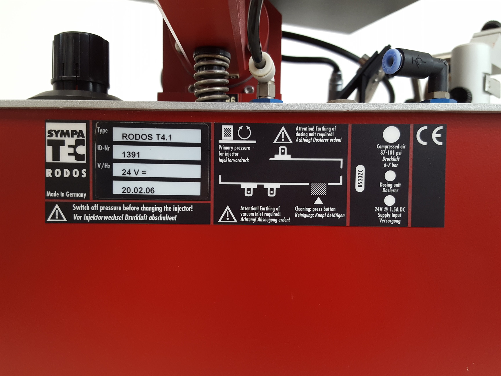 Image of Sympatec Helos/BF Laser Diffraction Particle Sizer System Rodos, BFS/MAGIC, CUV