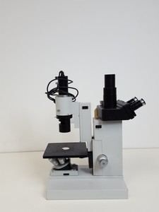 Thumbnail image of Leitz Weltzar Diavert Phase Contrast Inverted Microscope with 5 x Objectives Lab