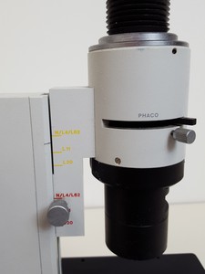 Thumbnail image of Leitz Weltzar Diavert Phase Contrast Inverted Microscope with 5 x Objectives Lab