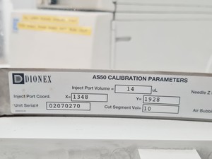 Thumbnail image of DIONEX HPLC System, GP50, AS50, UVD 17OUD Lab