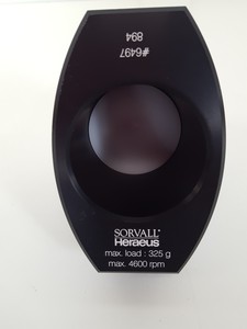 Thumbnail image of 4 x Sorvall Heraeus #6497/894 250ml Conical Centrifuge Buckets Lab