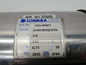 Thumbnail image of Lowara Centrifugal Pump Model: CEKM80/5 Lab