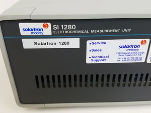 Thumbnail image of Solartron SI 1280 Electrochemical Measurement Unit  Model - 1280A Lab