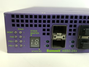 Thumbnail image of Extreme Networks Summit X650-24x  Model - 17002B Network Switch with PSU 